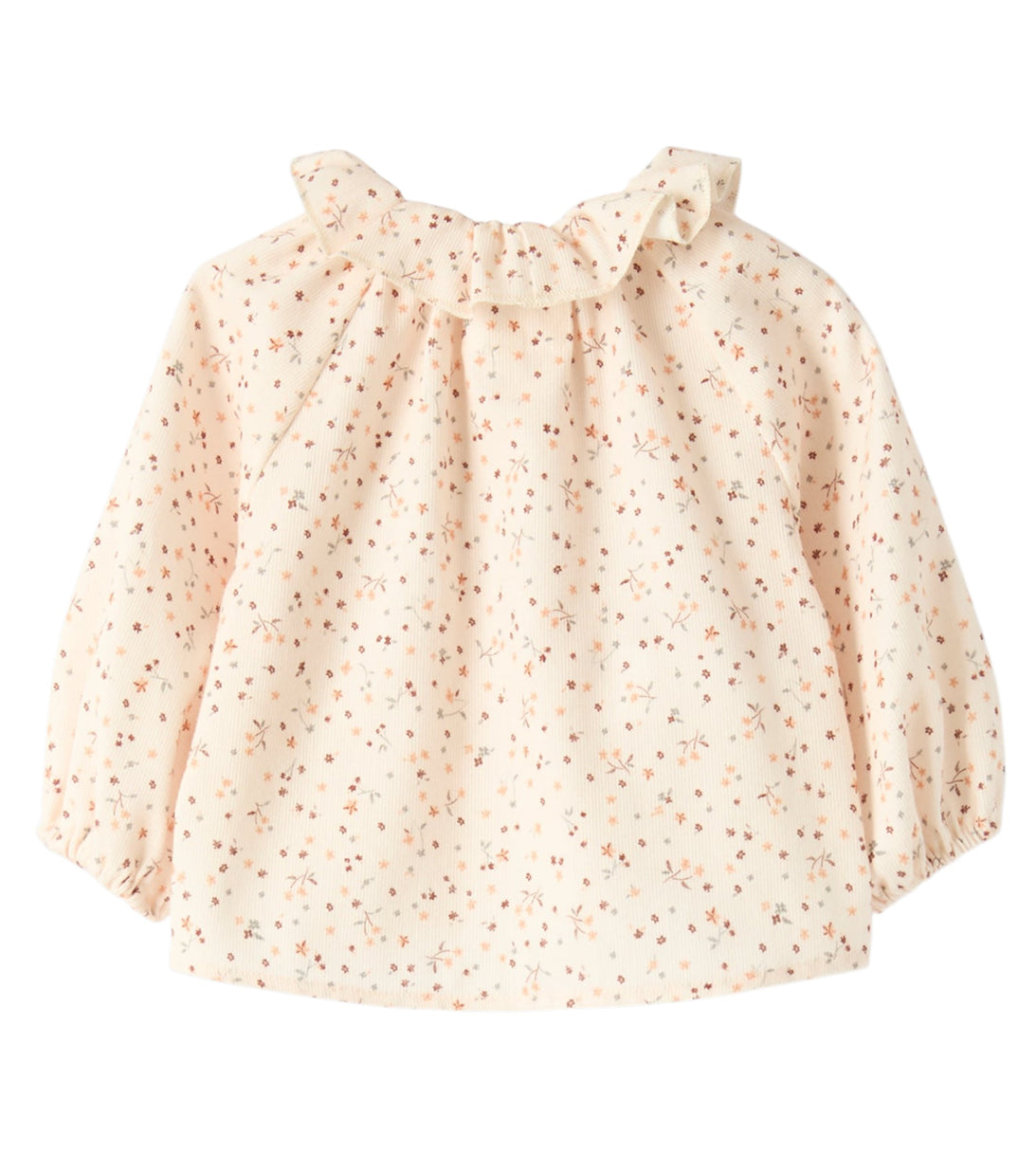 camicia fiori velluto teddy & minou