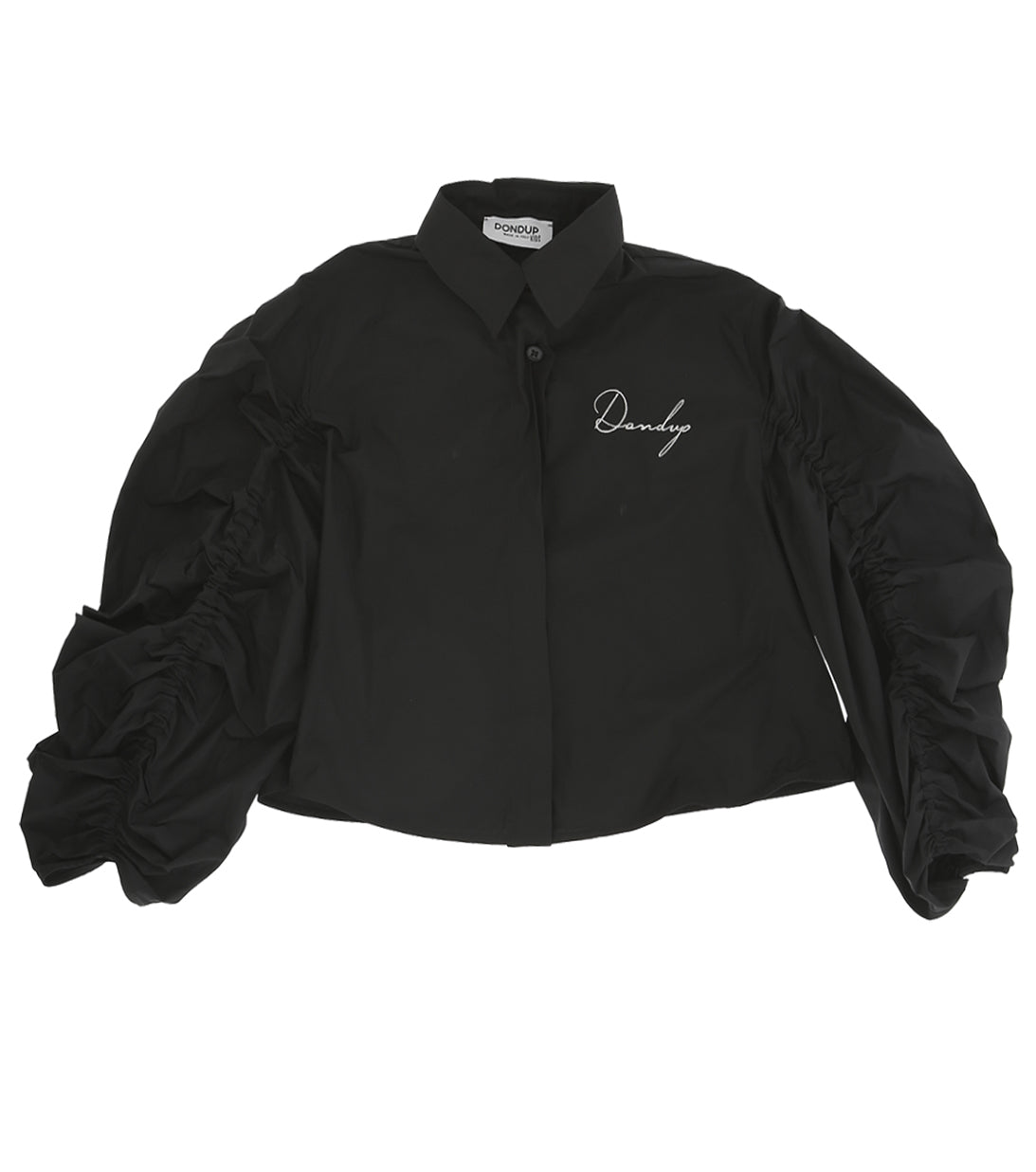 camicia manica drappeggiata dondup