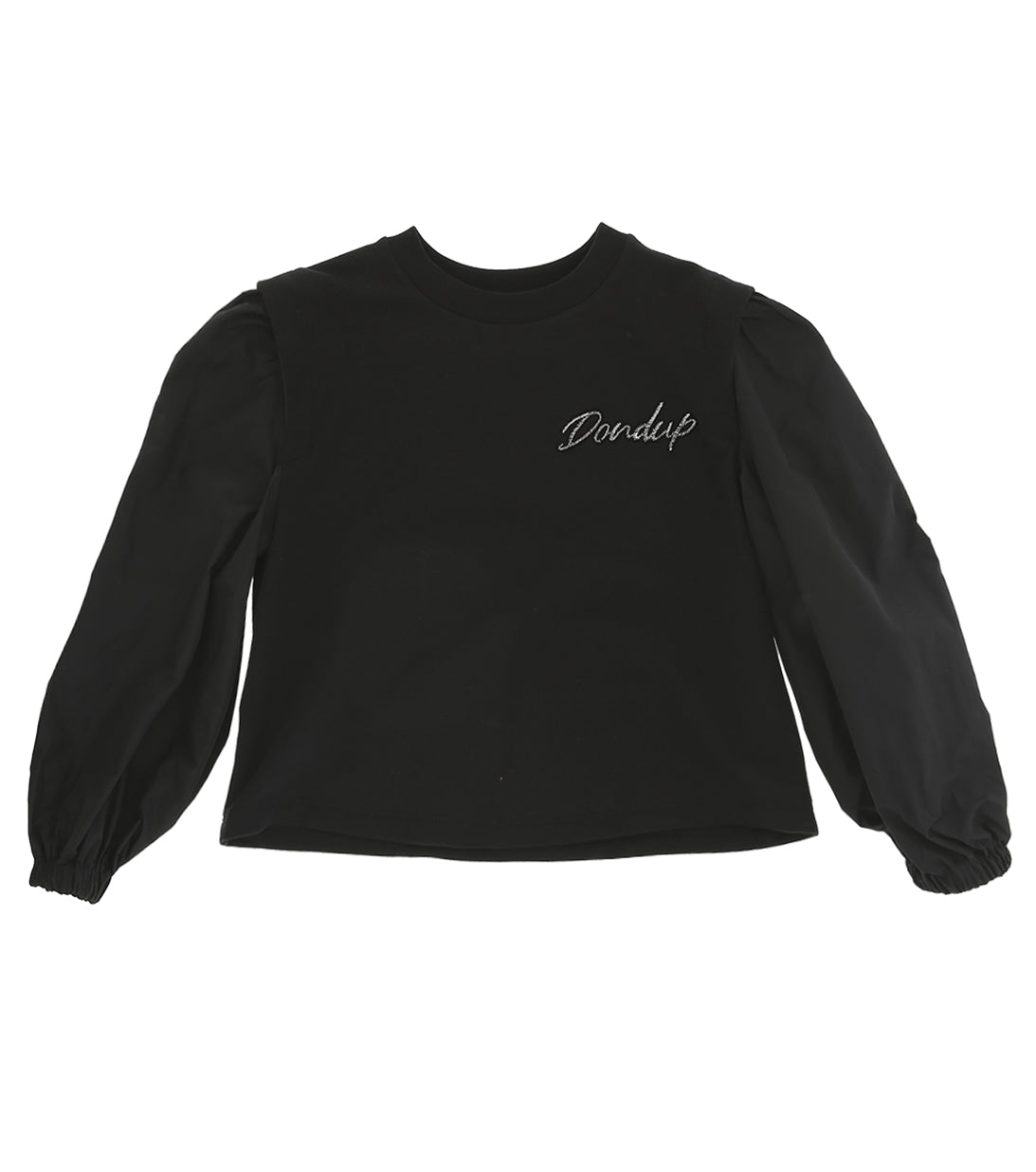 felpa don dup maniche tessuto tecnico