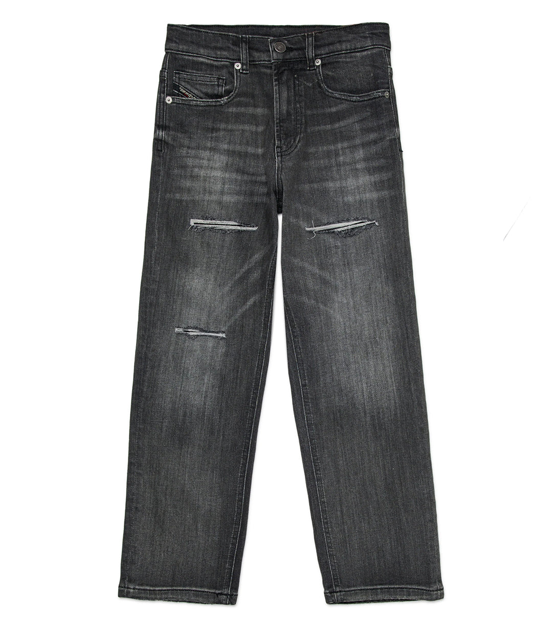 jeans denim scuro strappi diesel