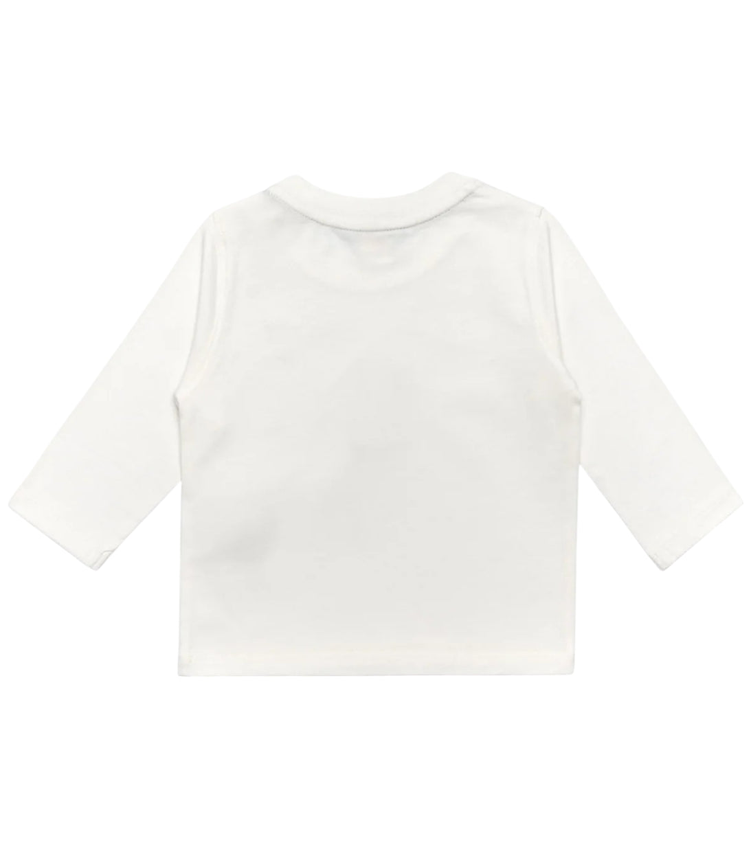 t-shirt neonato manica lunga k-way bianca
