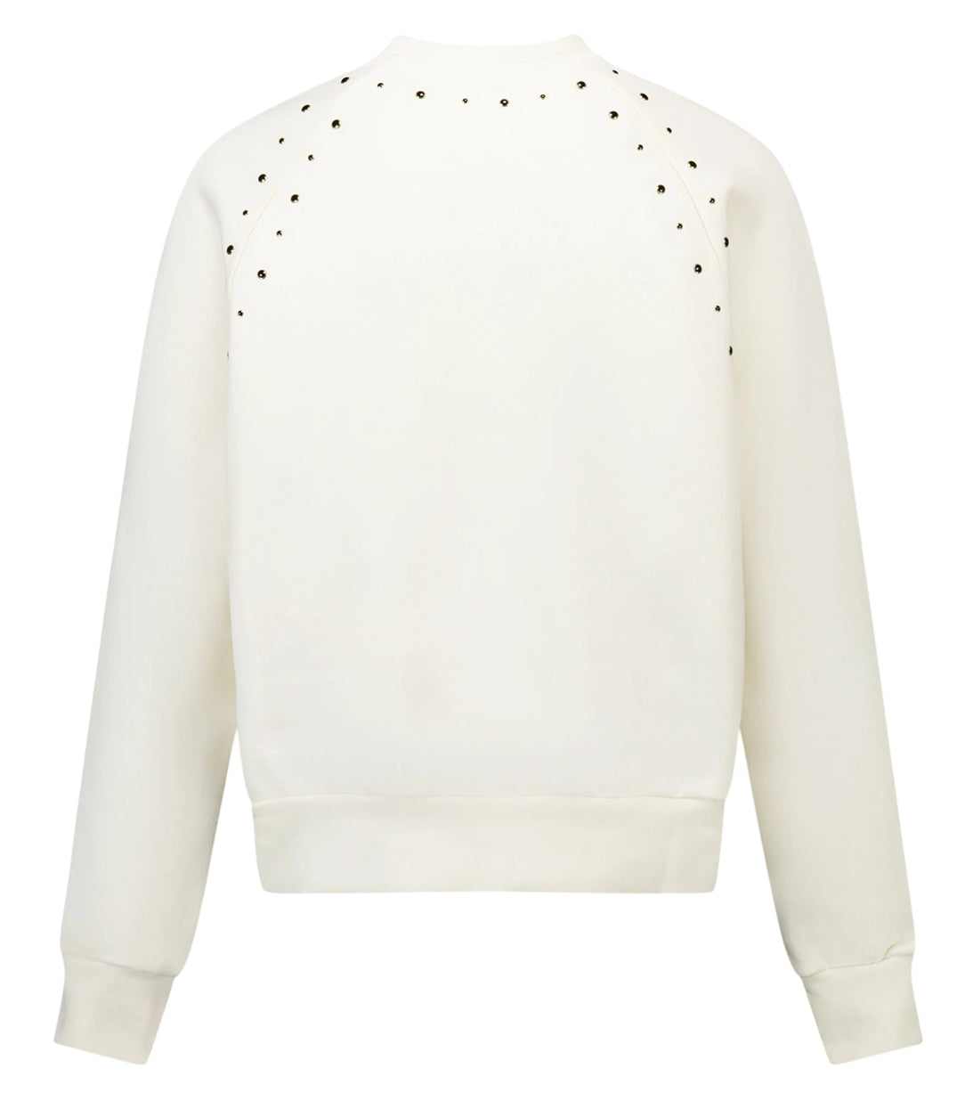 felpa borchie crema msgm