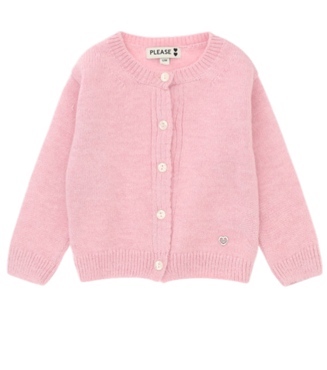 cardigan rosa neonata please