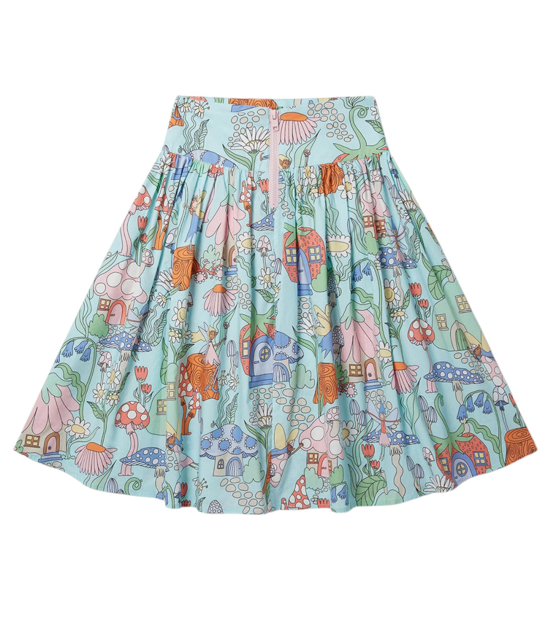 STELLA McCARTNEY - Gonna Plissettata Stampa Foresta