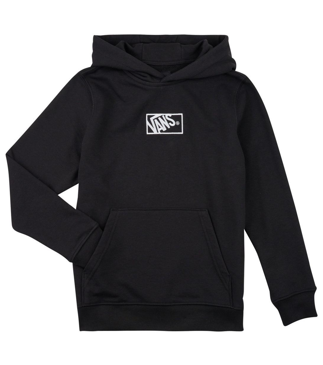 felpa nera cappuccio vans