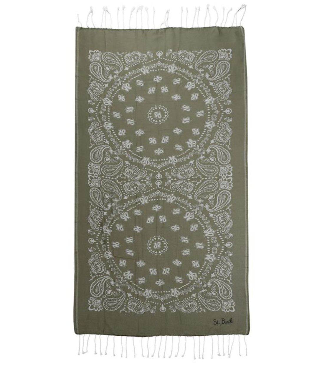 fouta saint barth verde