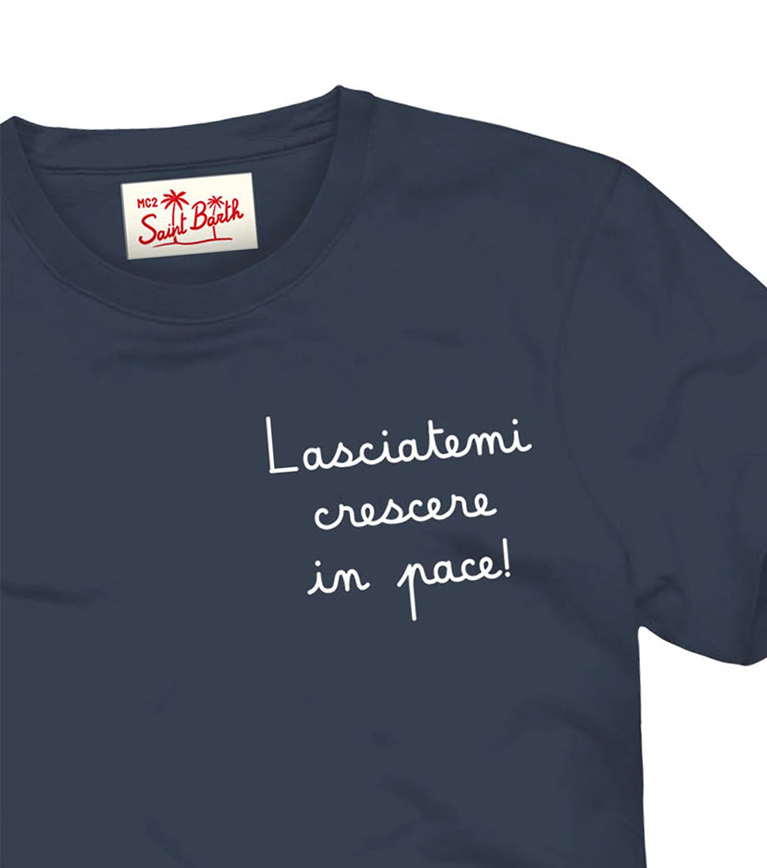 t-shirt saint barth lasciatemi crescere in pace