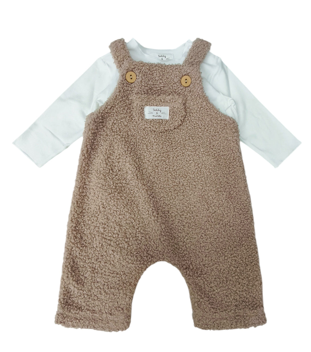 TEDDY&MINOU - Salopette Teddy + T-shirt