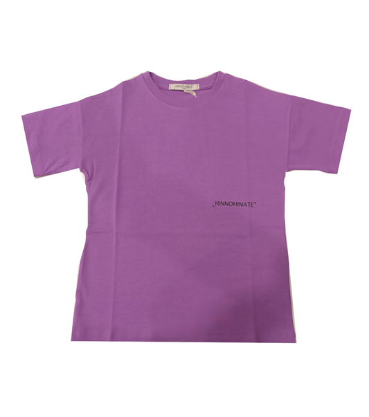 t-shirt bambina lavanda