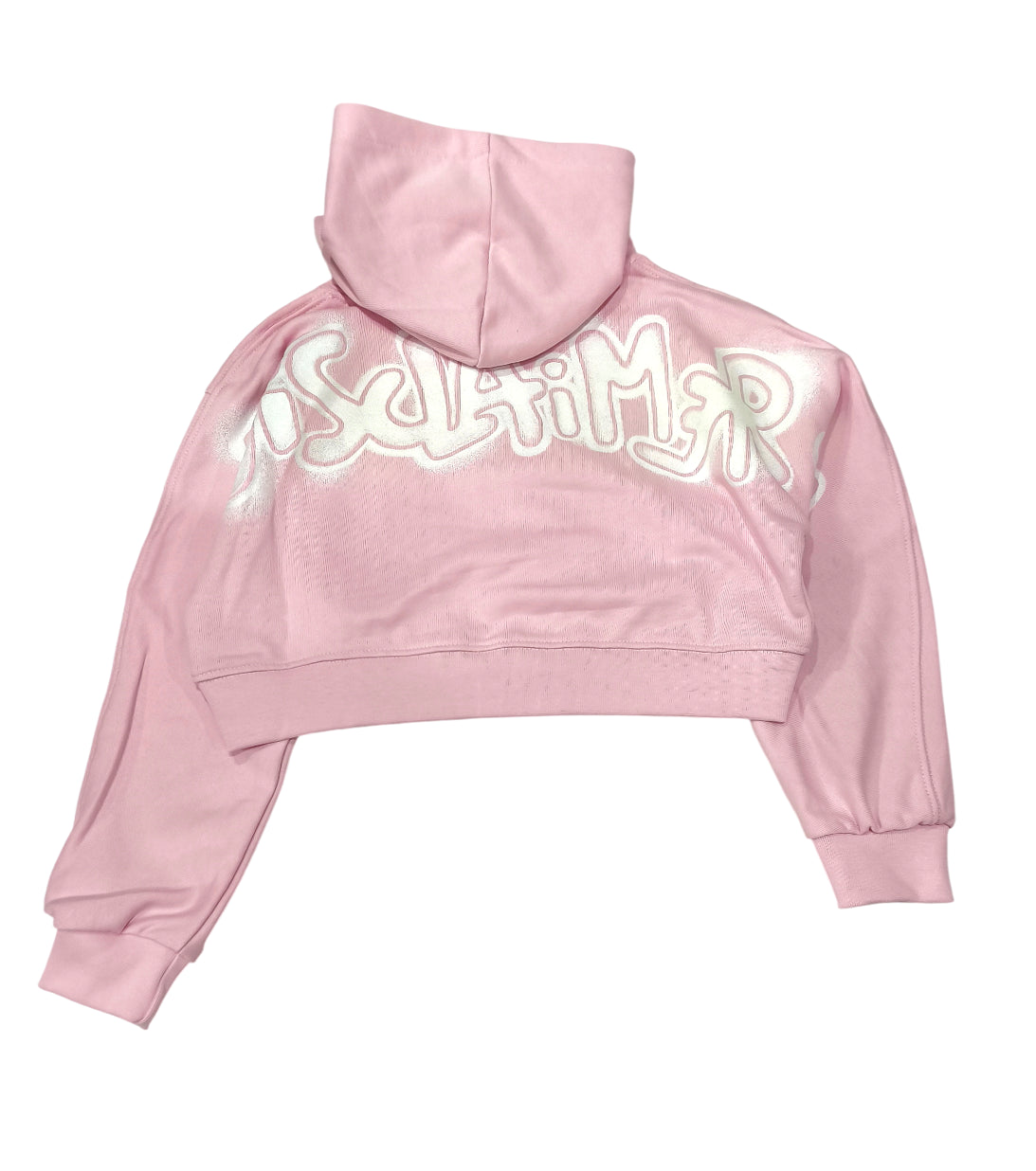 DISCLAIMER - Felpa Crop Cappuccio