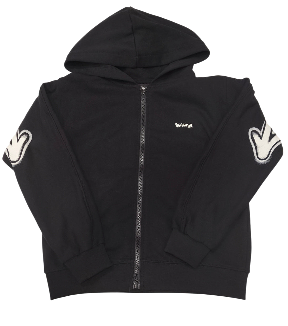 DISCLAIMER - Felpa Cappuccio Zip