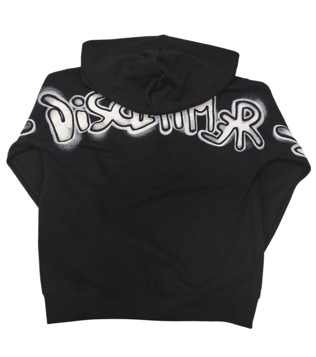 DISCLAIMER - Felpa Cappuccio Zip