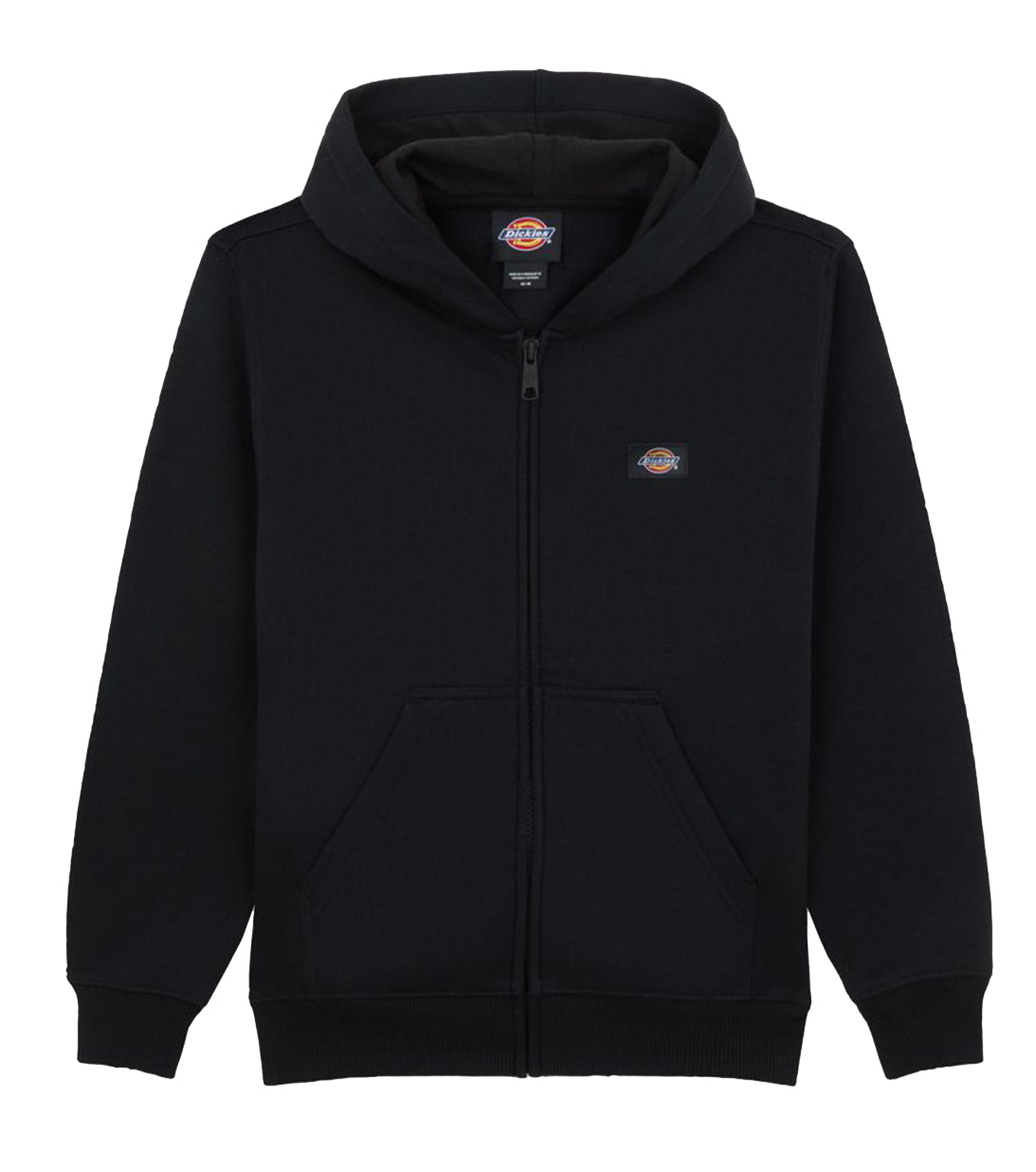 felpa zip dickies nera