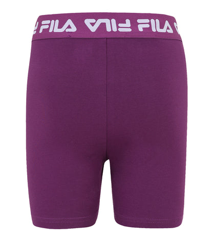 Ciclista fila viola