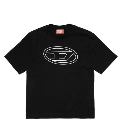t-shirt diesel logo ovale