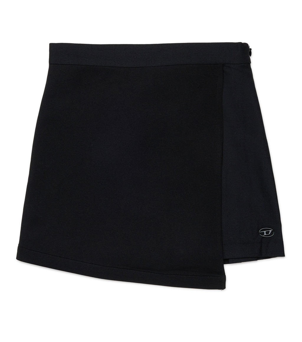 DIESEL |  GREBY Minigonna Effetto Wrap Retro Plissé