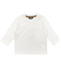 t-shirt neonato manica lunga k-way bianca