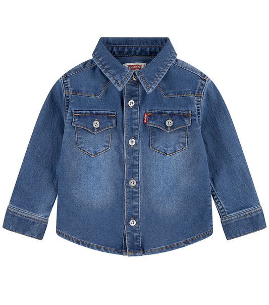 camicia denim neonato
