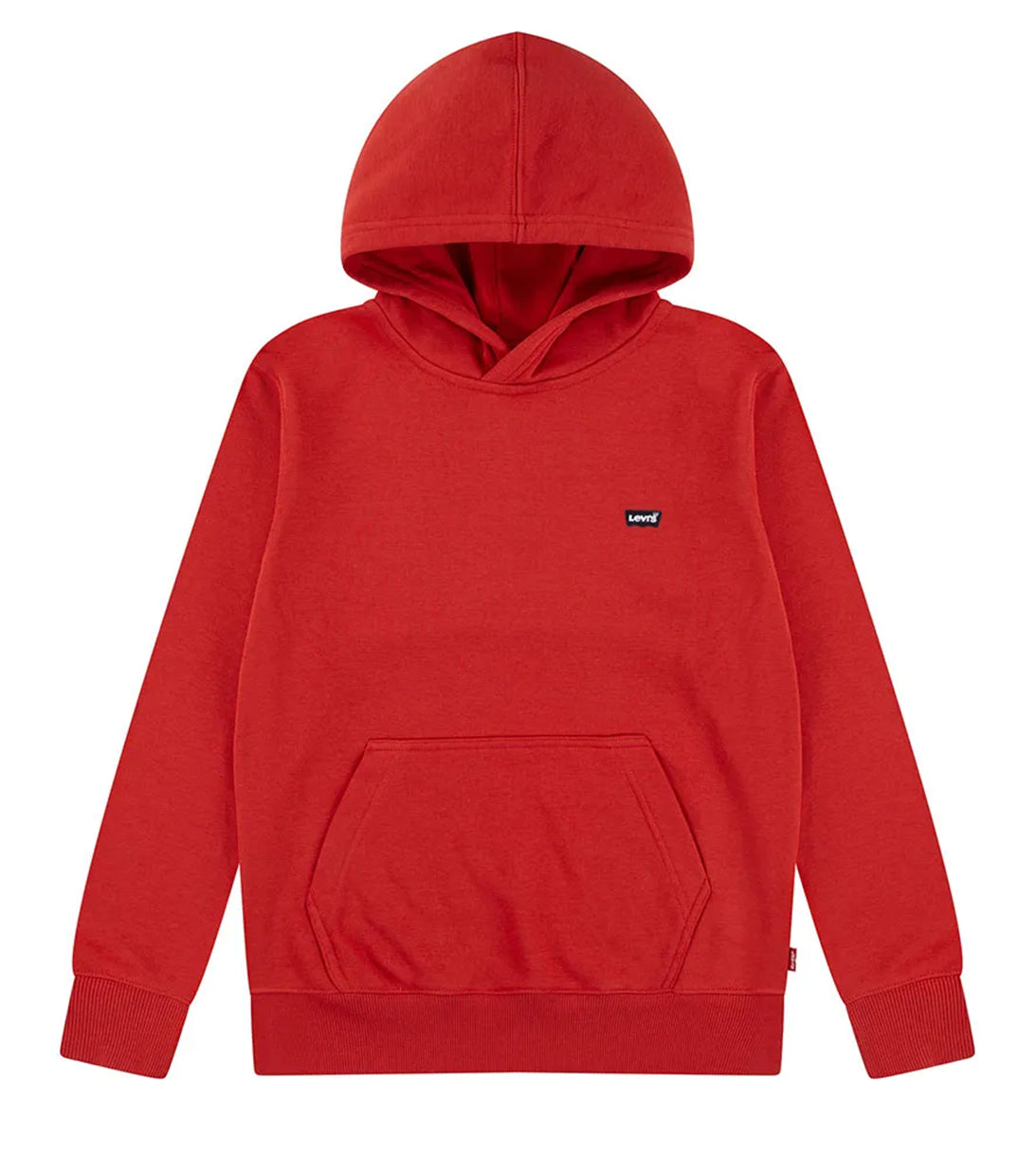 felpa rossa cappuccio levi's