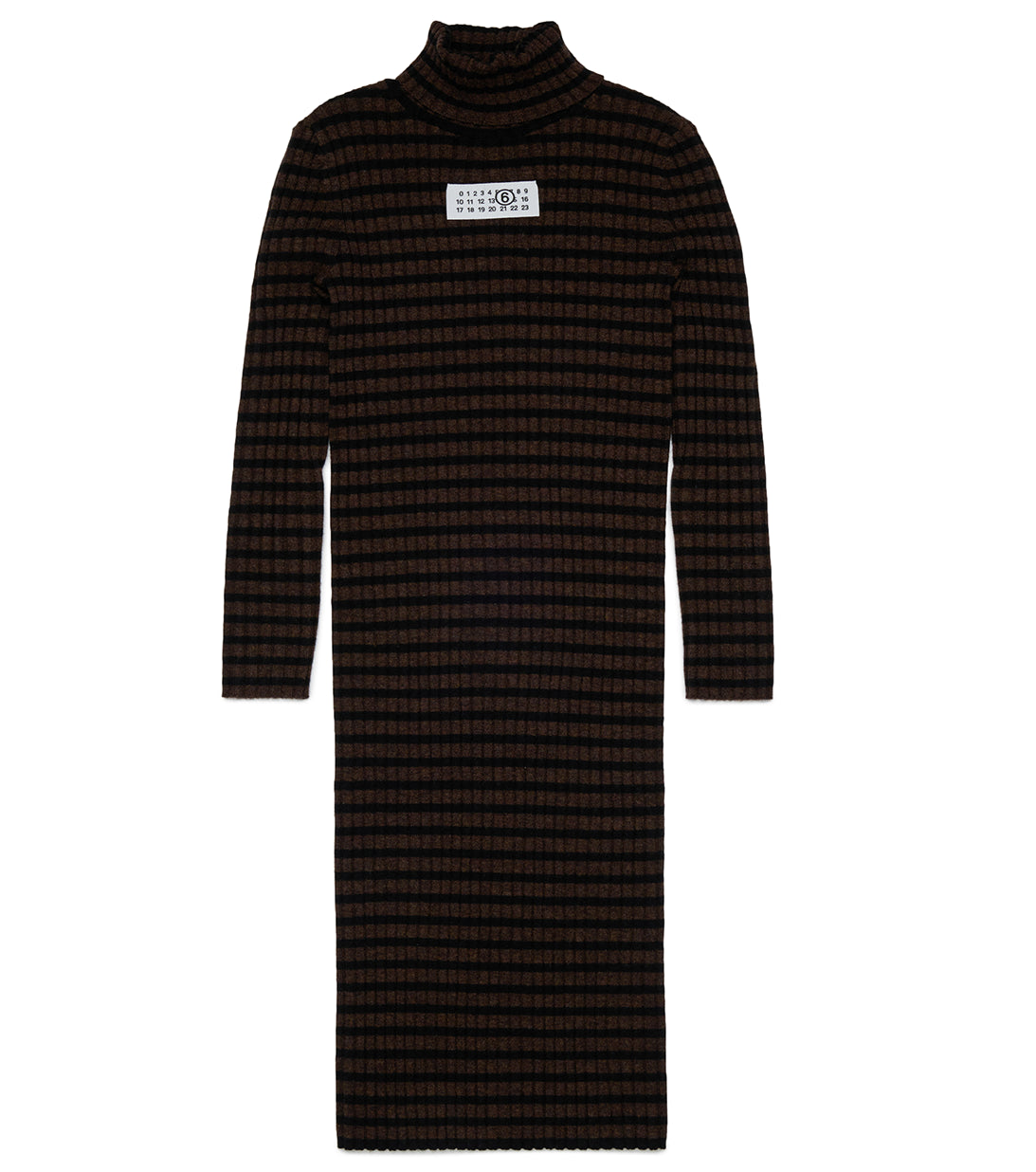 MM6 MAISON MARGIELA | Abito Dolcevita Rigato