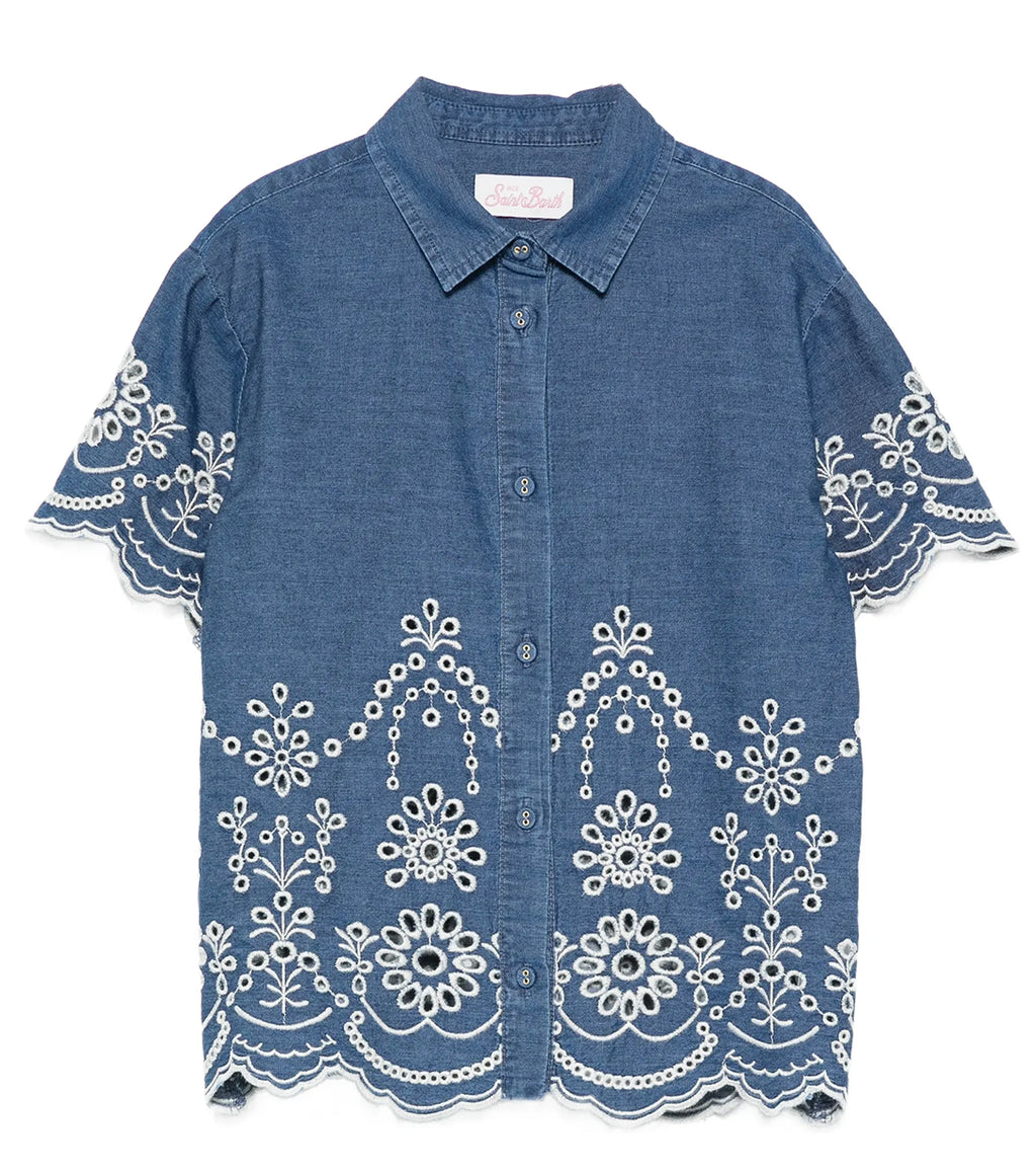MC2 SAINT BARTH -  Camicia Clementine Chambray