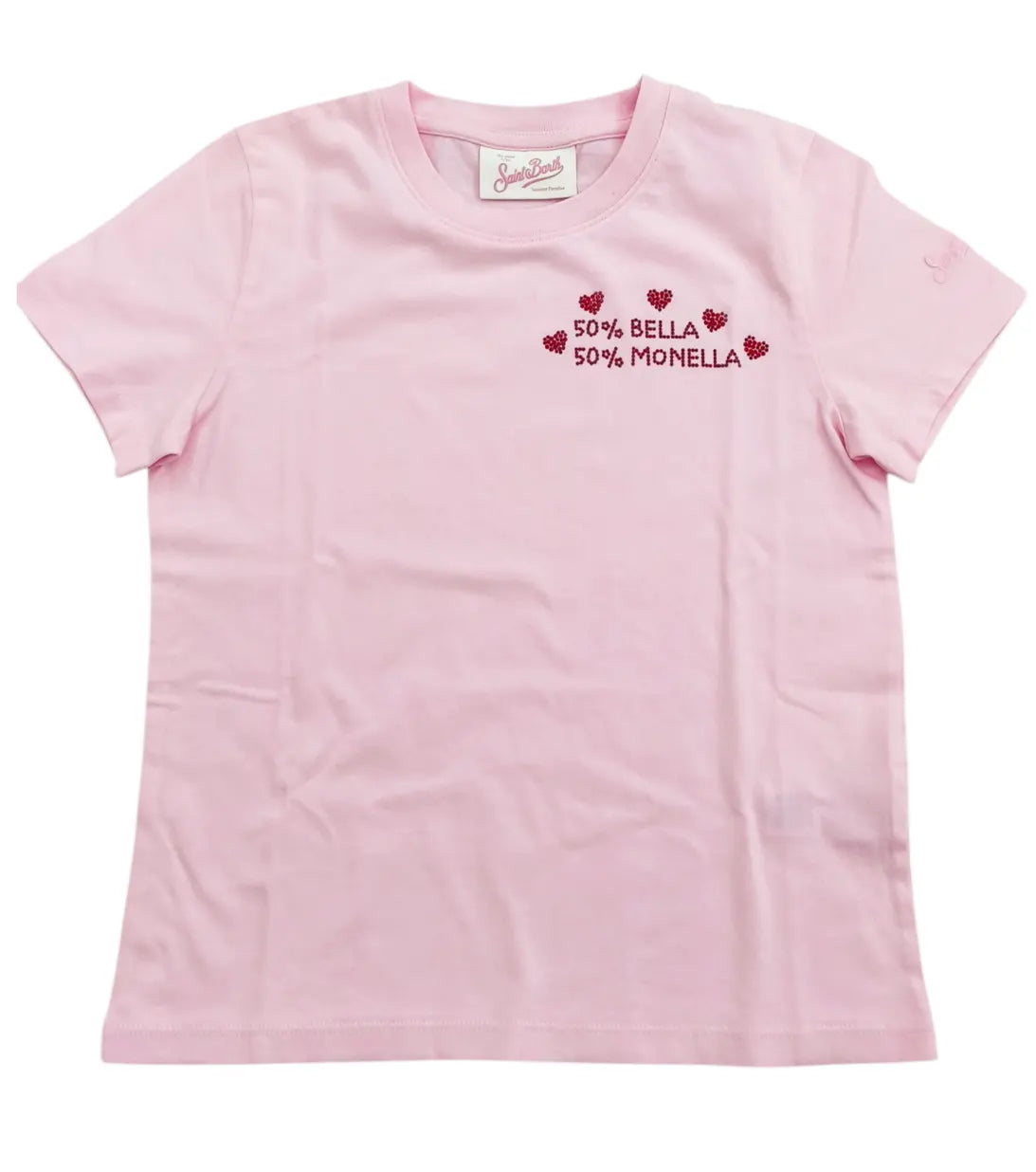 MC2 SAINT BARTH - T-shirt "Bella&Monella" strass