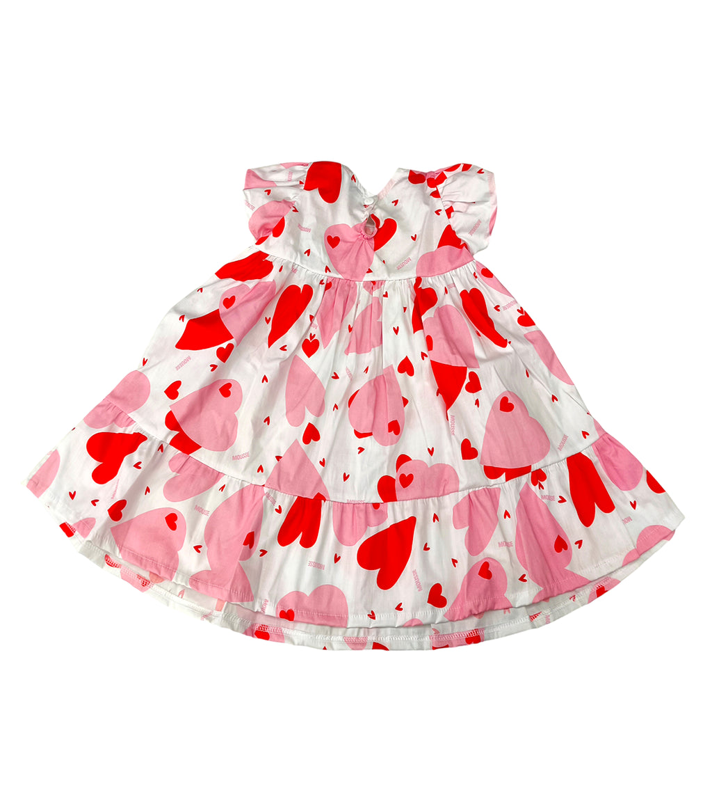 MOUSSE KIDS - Abito Popeline Cuori