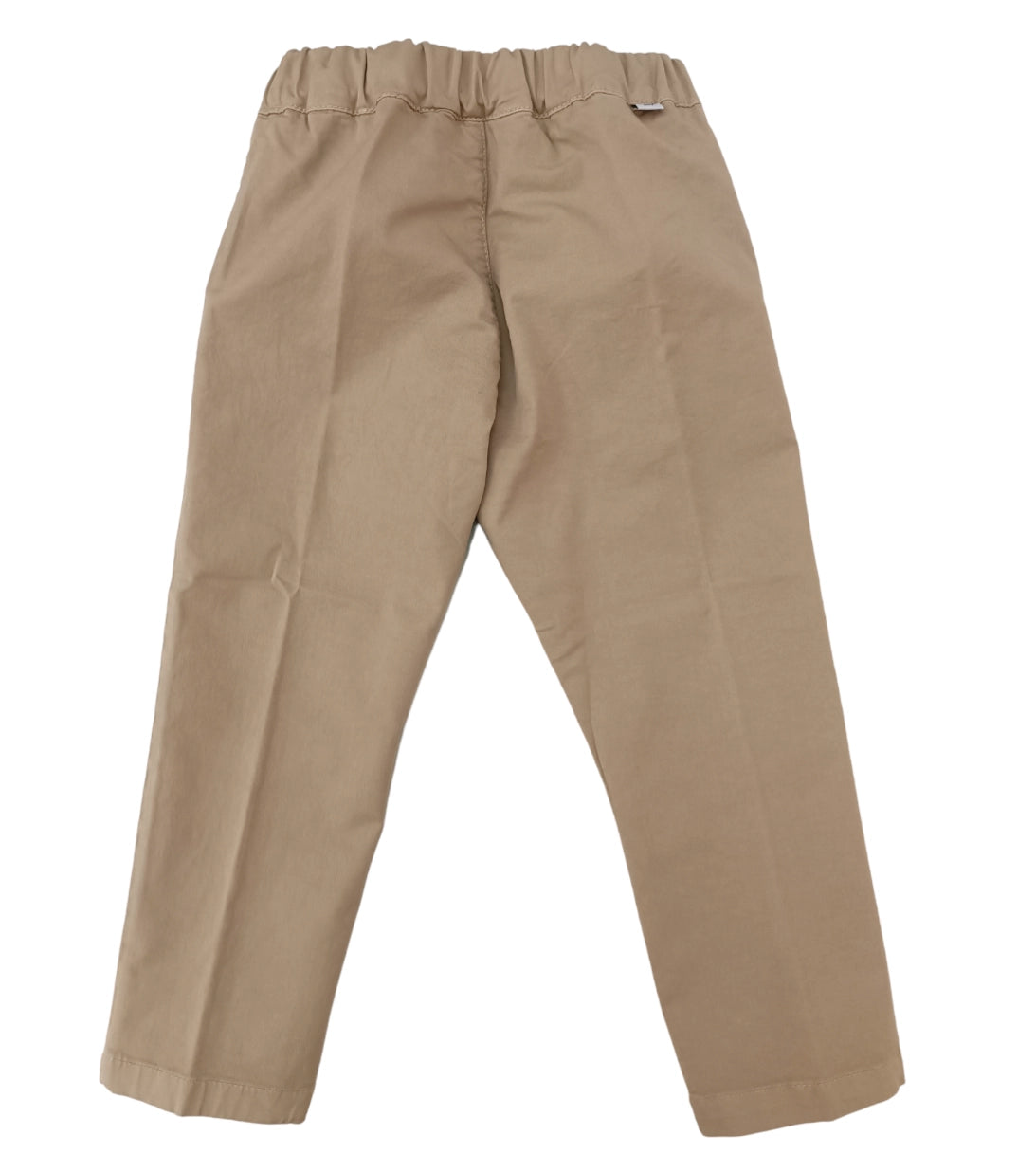 pantalone classico cotone beige
