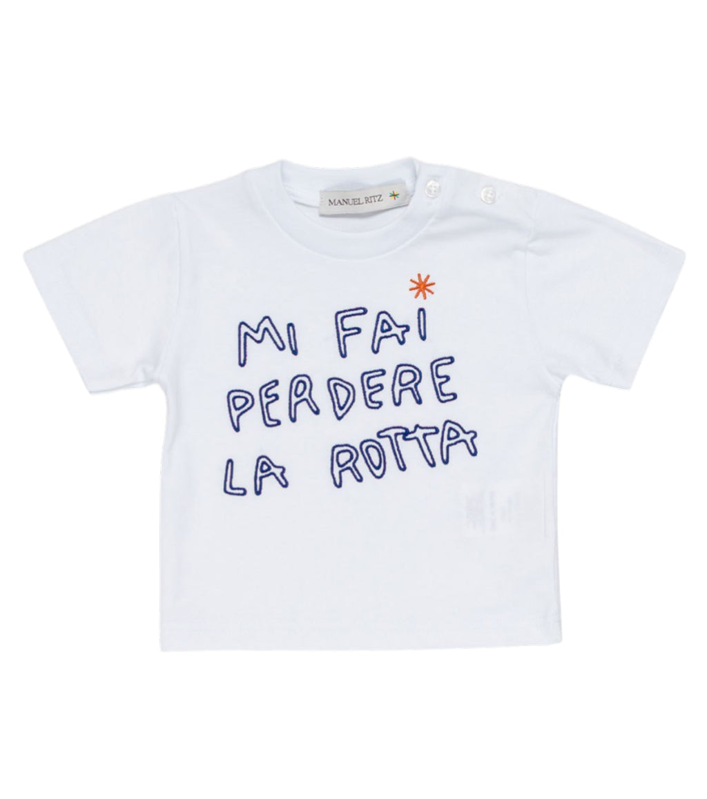 MANUEL RITZ - T-shirt  "Mi fai perdere la rotta"