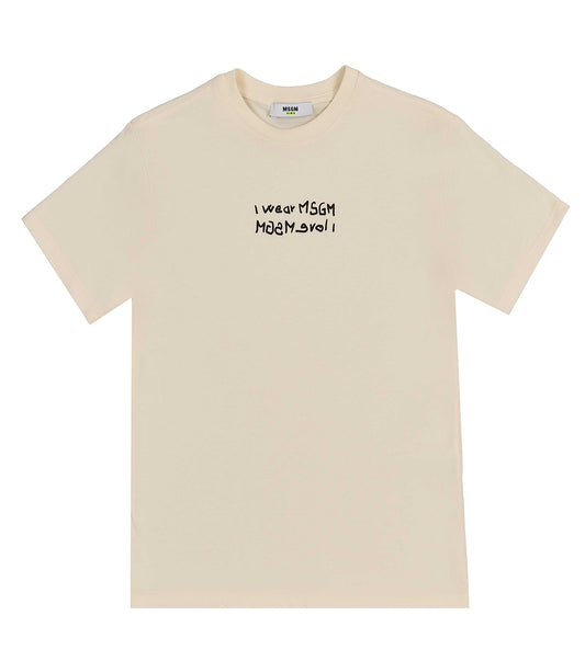 T-SHIRT LOGO MSGM