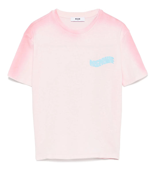t-shirt mal tinta msgm bambina
