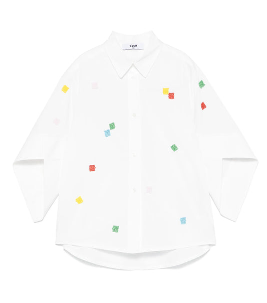 MSGM - Camicia Perline