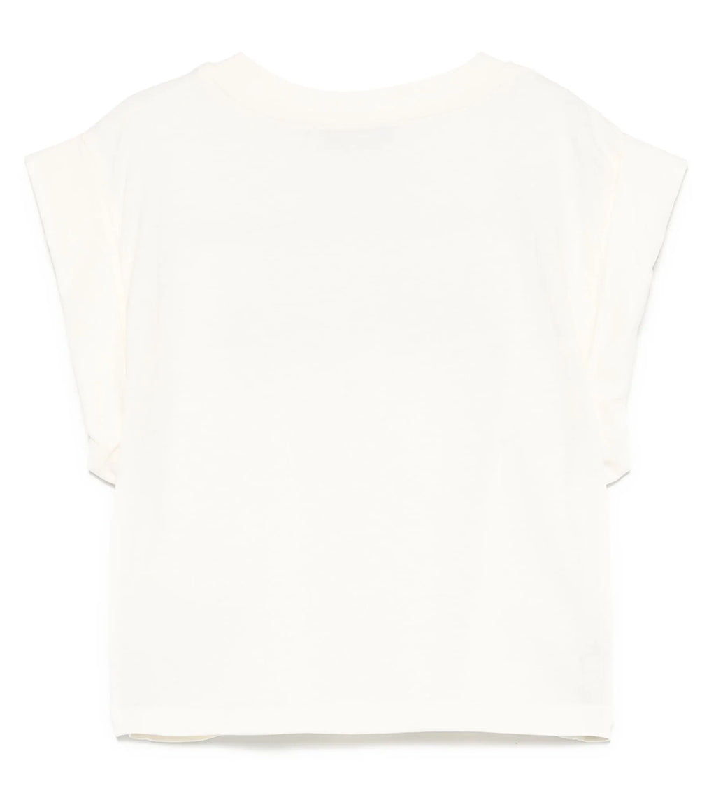 T-shirt perline msgm