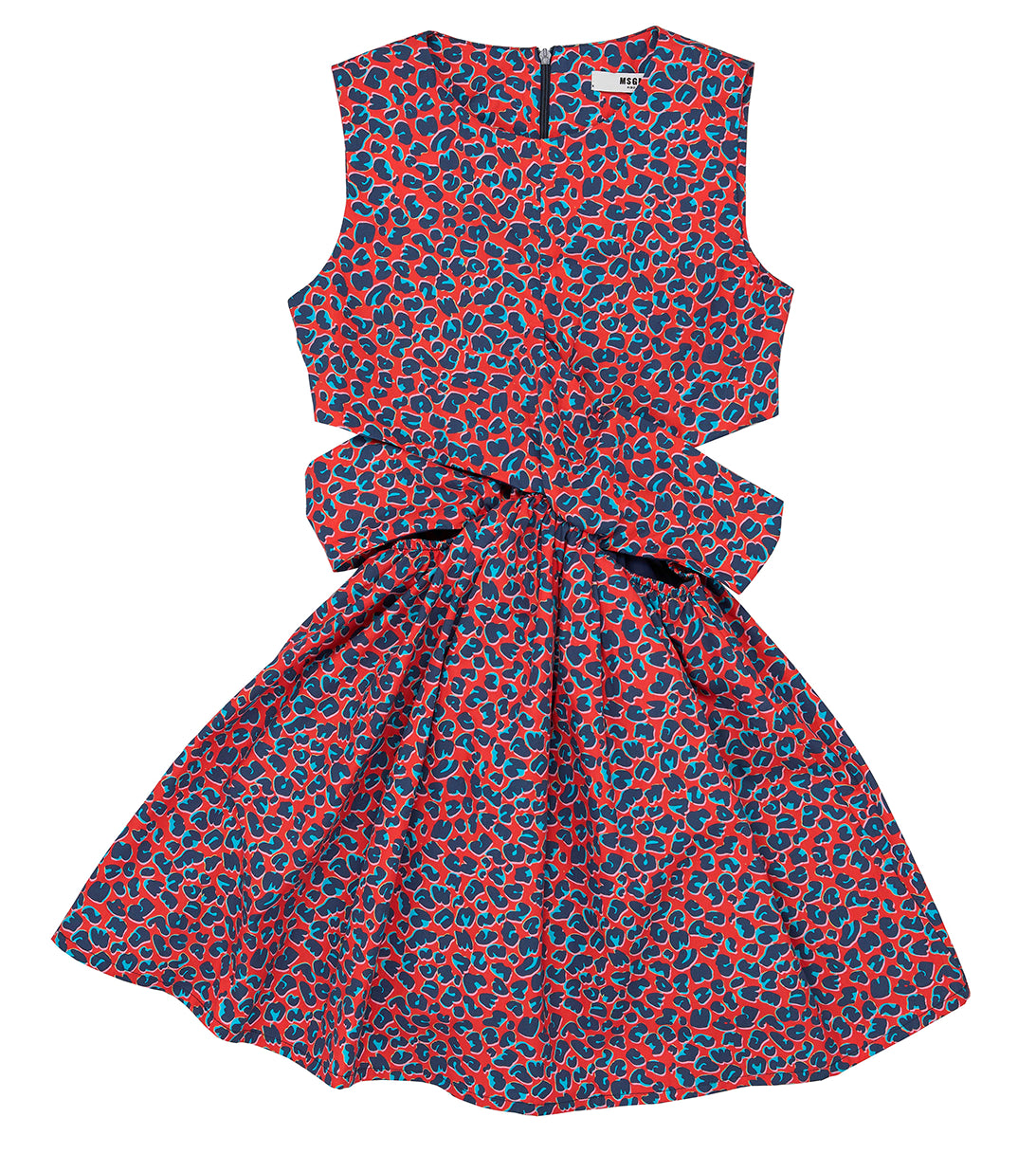 abito leopardato msgm