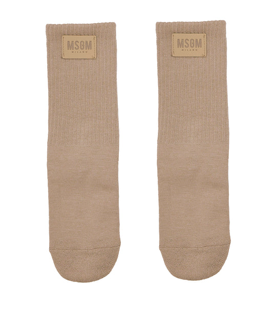calzettone msgm beige
