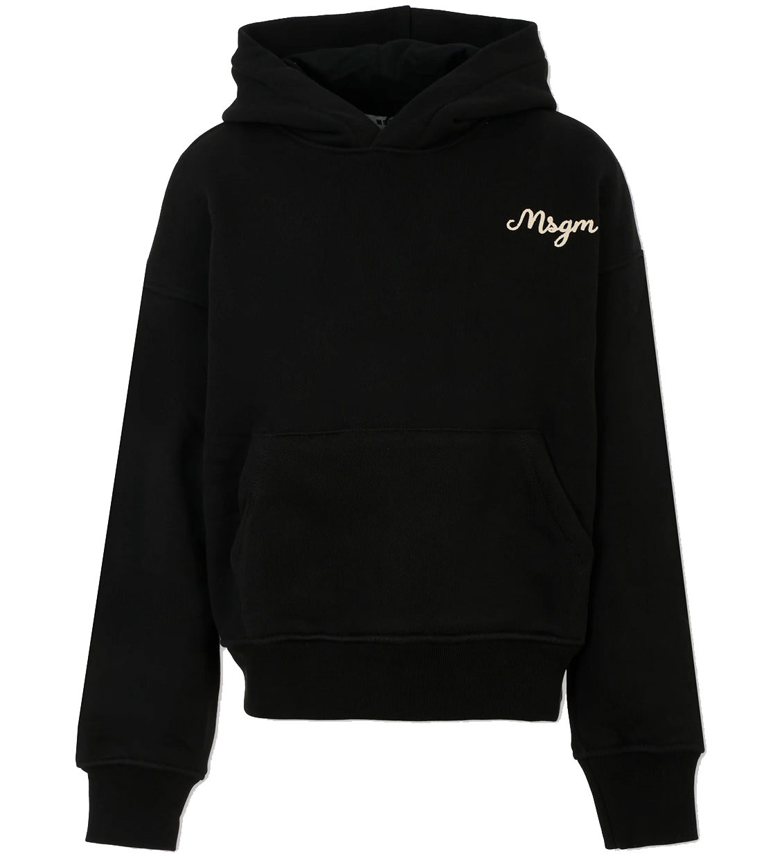 MSGM KIDS - Felpa Diagonal Cappuccio