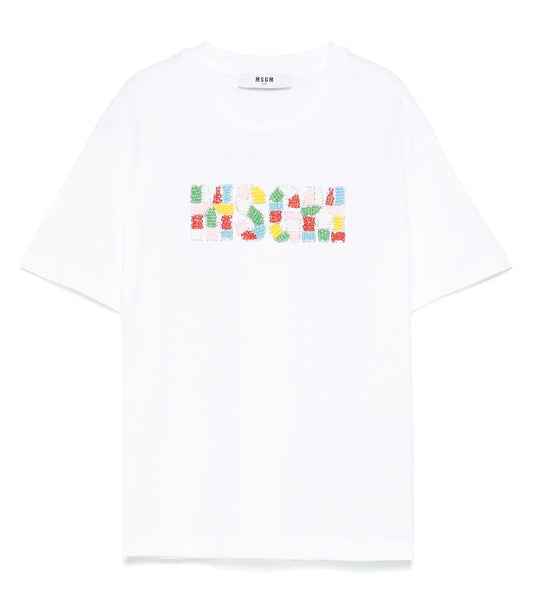 T-SHIRT PERLINE MSGM