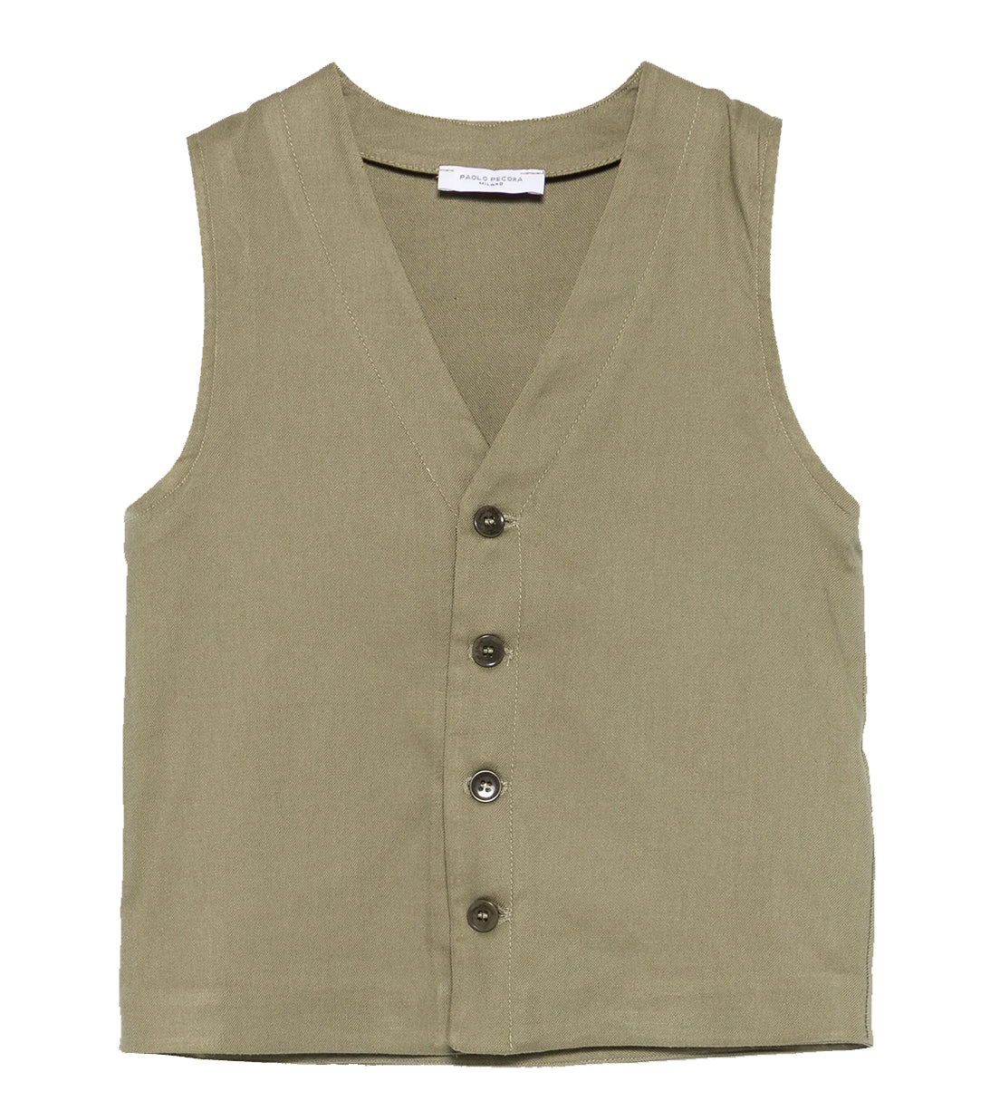 gilet paolo pecora verde