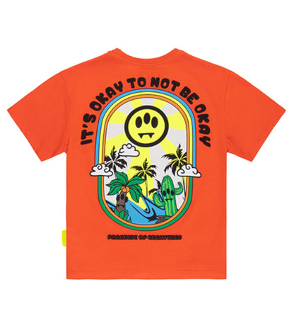 t-shirt mare arancio barrow