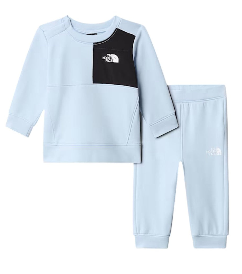 set tuta the north face celeste