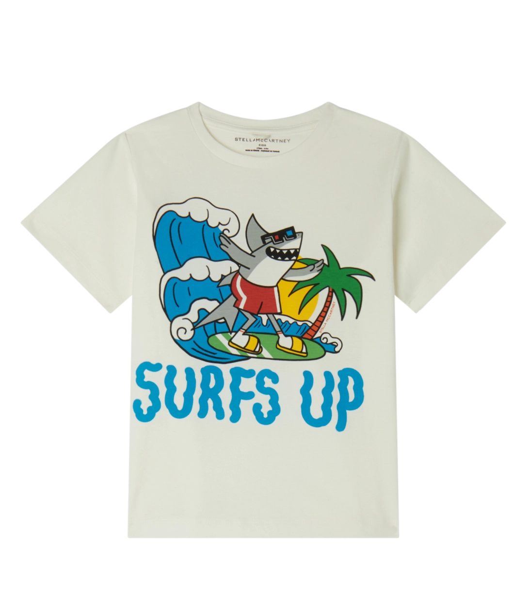 t-shirt squalo surf stella mc cartney