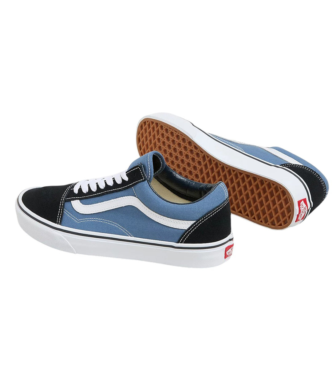 vans old skoll bambino azzurra