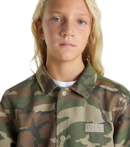 giacca tela  camouflage vans