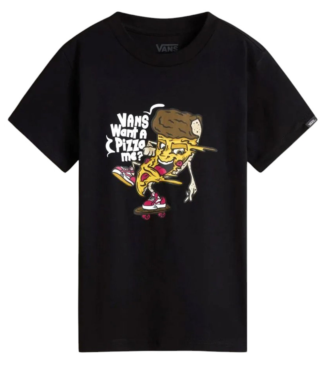 t-shirt pizza vans