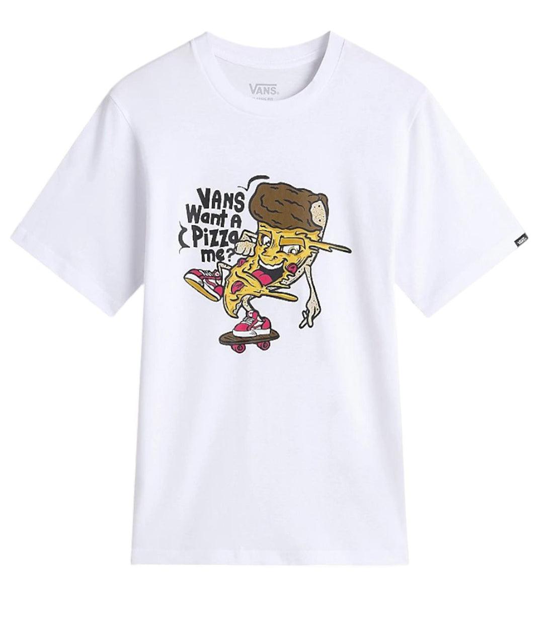 T-SHIRT PIZZA VANS