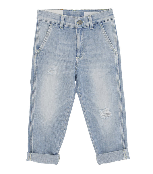 denim slavato don dup