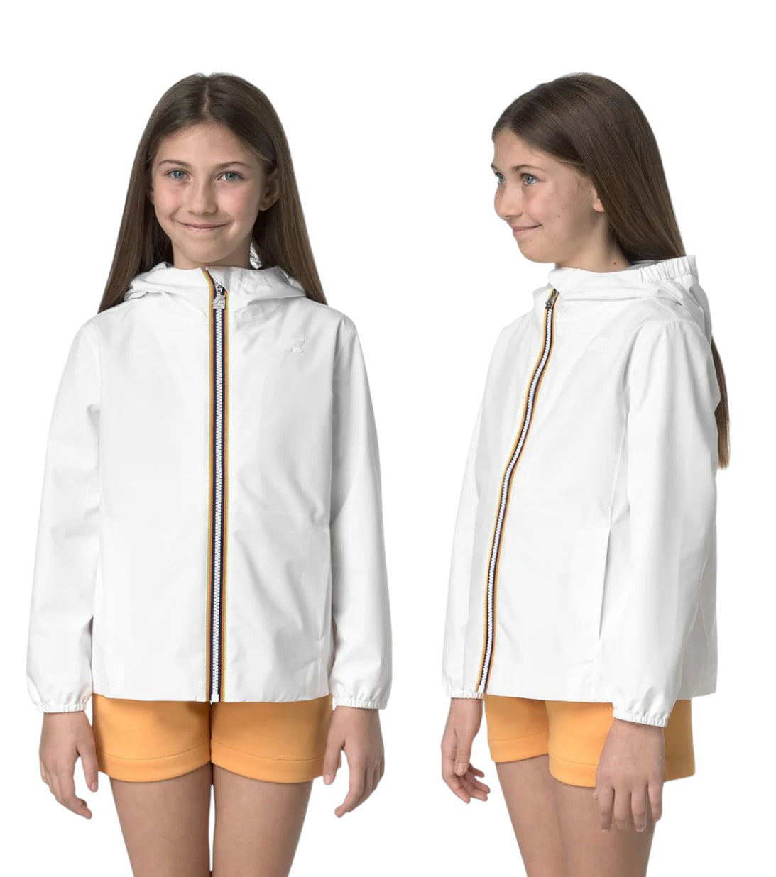 kway bambina bianco