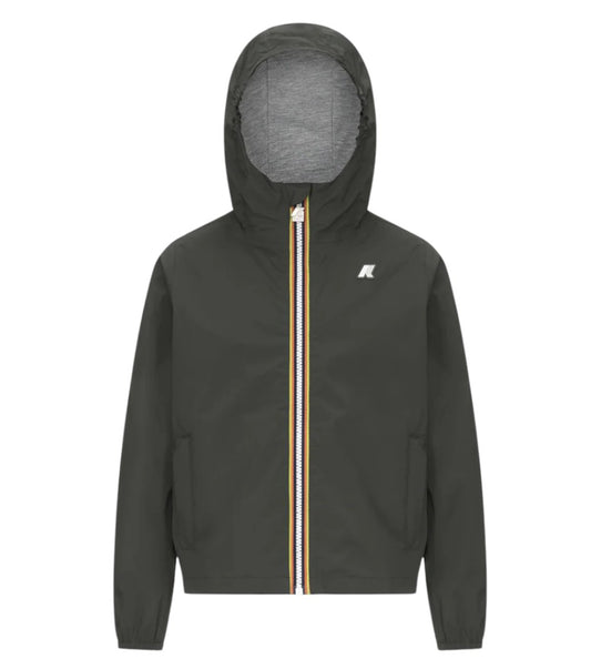 k-way verde militare bambino