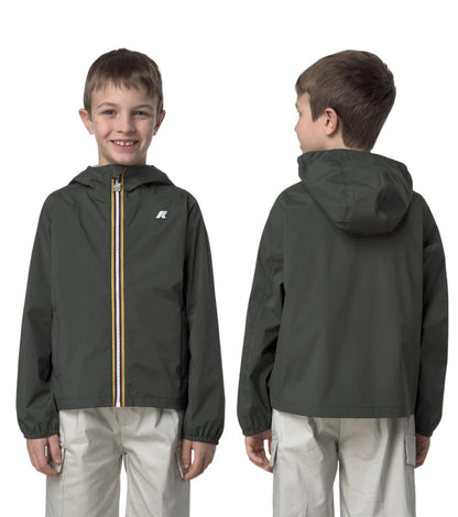 k-way verde militare bambino