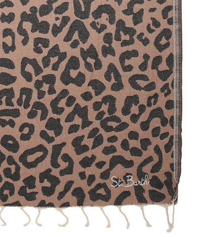 telo fouta leopardato mc2saint barth